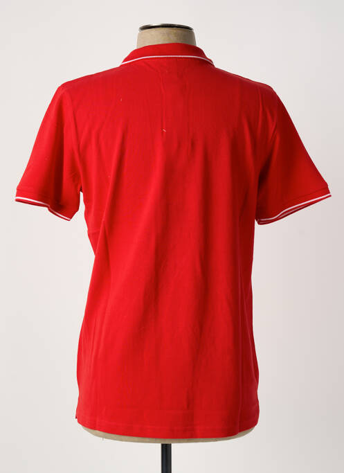 Polo coupe droite manches courtes rouge U.S ATHLETIC homme