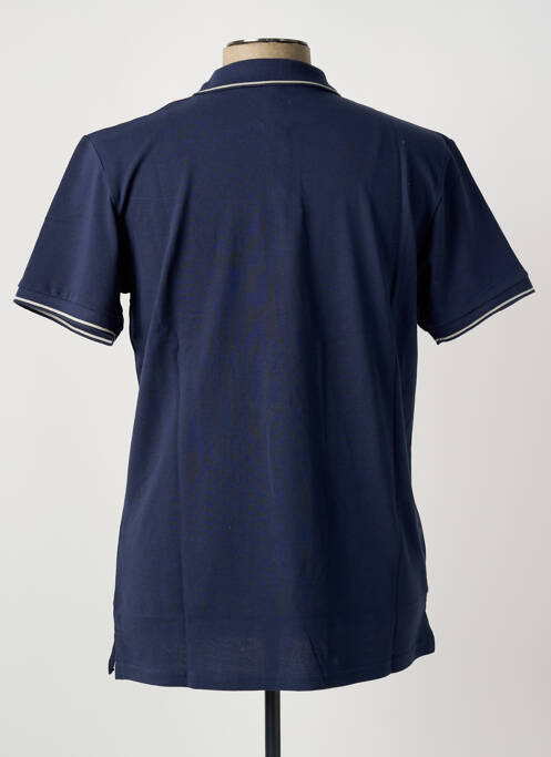 Polo coupe droite manches courtes bleu U.S ATHLETIC homme