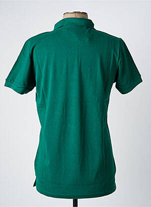 Polo coupe cintrée manches courtes vert AMERICAN COLLEGE homme