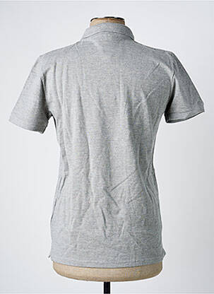 Polo coupe cintrée manches courtes gris AMERICAN COLLEGE homme