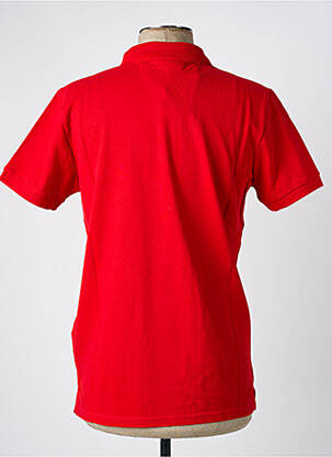 Polo coupe cintrée manches courtes rouge AMERICAN COLLEGE homme