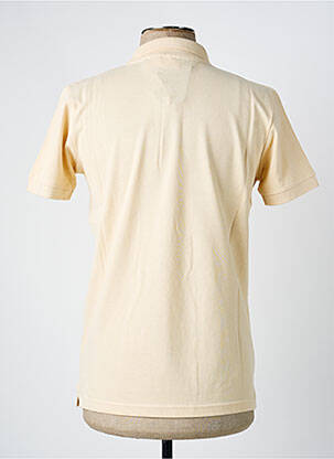 Polo coupe cintrée manches courtes beige AMERICAN COLLEGE homme