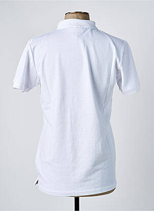 Polo coupe cintrée manches courtes blanc AMERICAN COLLEGE homme