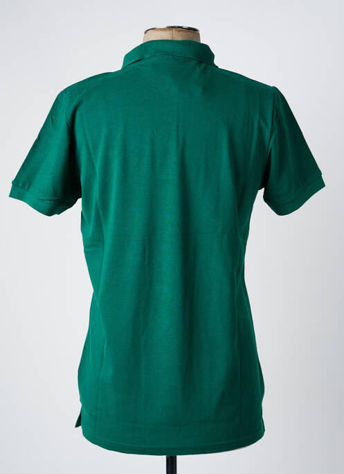 Polo coupe cintrée manches courtes vert AMERICAN COLLEGE homme