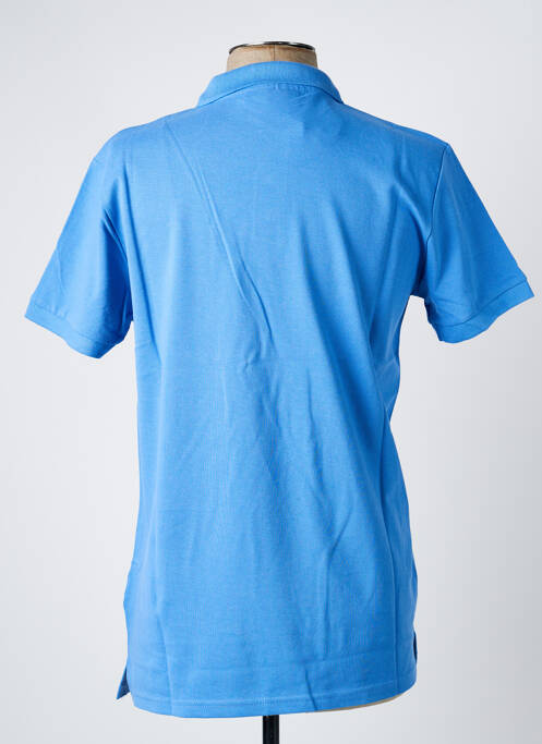 Polo bleu AMERICAN COLLEGE homme