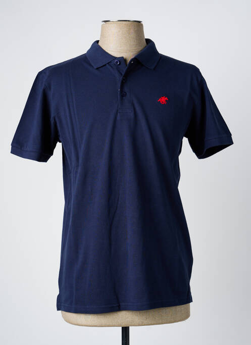 Polo bleu fonce AMERICAN COLLEGE homme