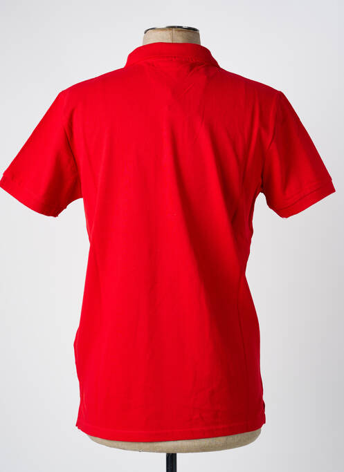 Polo rouge AMERICAN COLLEGE homme