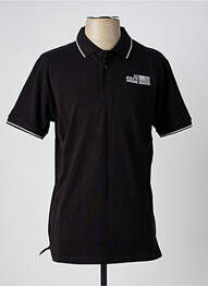 Polo stretch manches courtes noir U.S ATHLETIC homme