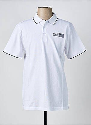 Polo blanc U.S ATHLETIC homme