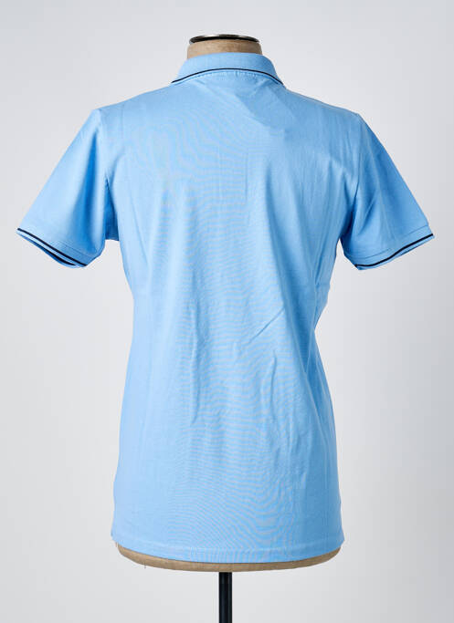 Polo bleu AMERICAN COLLEGE homme