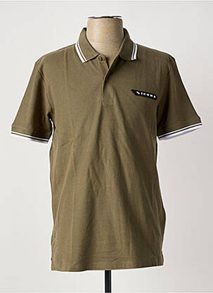 Polo stretch manches courtes vert ICON2 homme