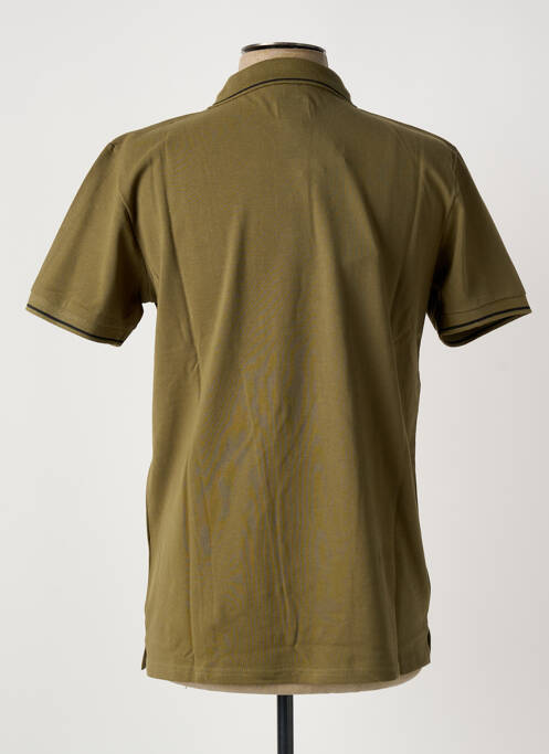 Polo stretch manches courtes vert U.S ATHLETIC homme