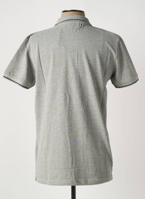 Polo gris AMERICAN COLLEGE homme