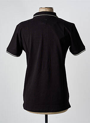 Polo coupe droite manches courtes noir U.S ATHLETIC homme