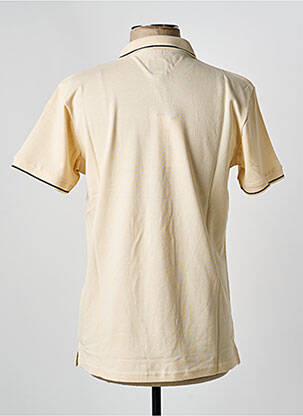 Polo coupe droite manches courtes beige U.S ATHLETIC homme