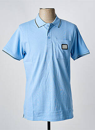 Polo coupe droite manches courtes bleu clair U.S ATHLETIC homme
