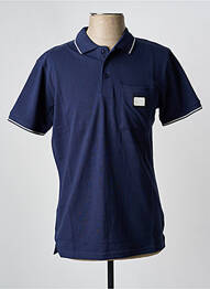 Polo coupe droite manches courtes bleu U.S ATHLETIC homme