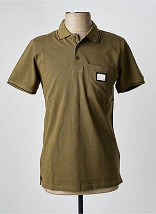 Polo coupe droite manches courtes vert U.S ATHLETIC homme