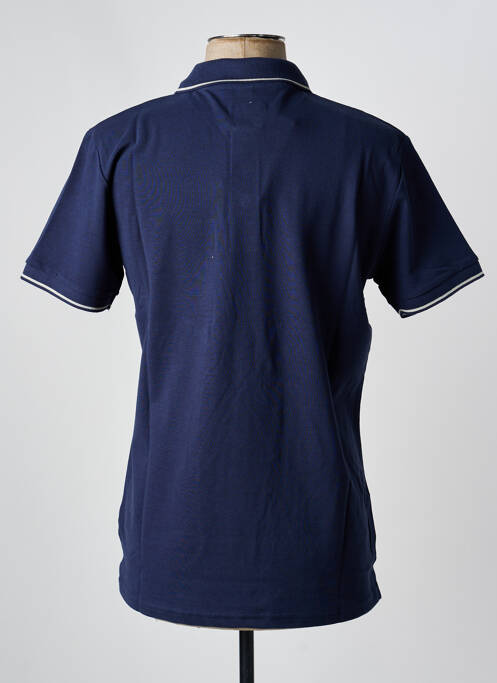 Polo coupe droite manches courtes bleu U.S ATHLETIC homme