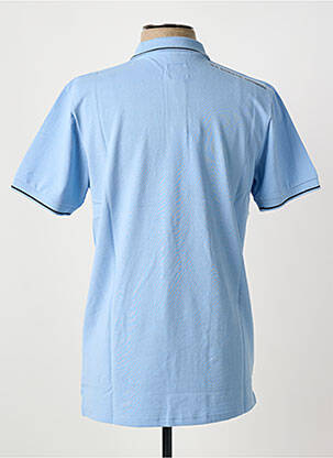 Polo stretch manches courtes bleu U.S ATHLETIC homme