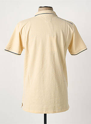 Polo coupe droite manches courtes beige U.S ATHLETIC homme