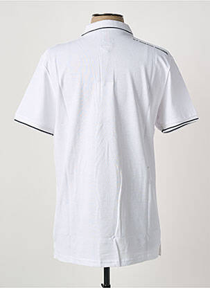 Polo coupe droite manches courtes blanc U.S ATHLETIC homme