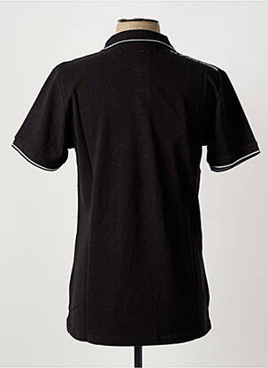 Polo coupe droite manches courtes noir U.S ATHLETIC homme