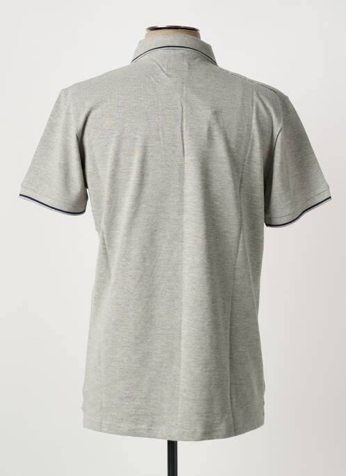 Polo stretch manches courtes gris U.S ATHLETIC homme