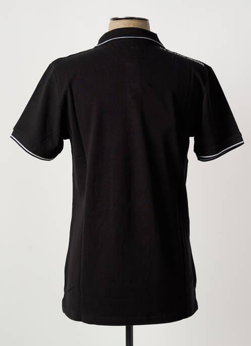 Polo stretch manches courtes noir U.S ATHLETIC homme