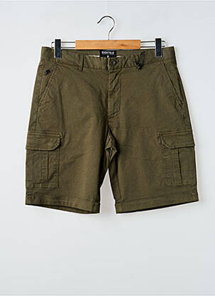 Short tissage popeline taille normale vert RUCKFIELD homme