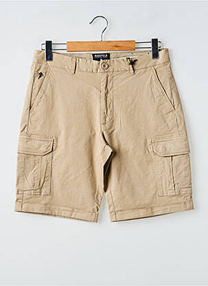 Short tissage popeline taille normale beige RUCKFIELD homme