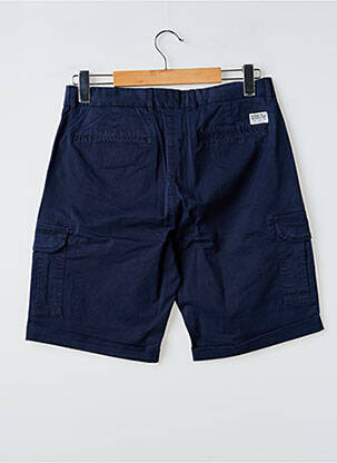 Short tissage popeline taille normale bleu RUCKFIELD homme