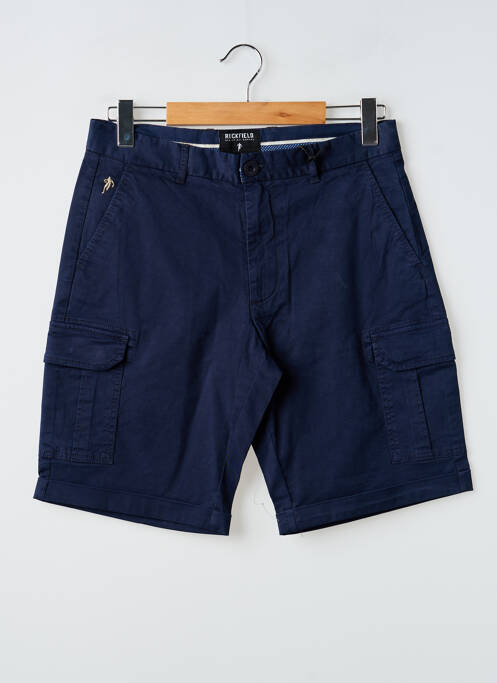Short tissage popeline taille normale bleu RUCKFIELD homme