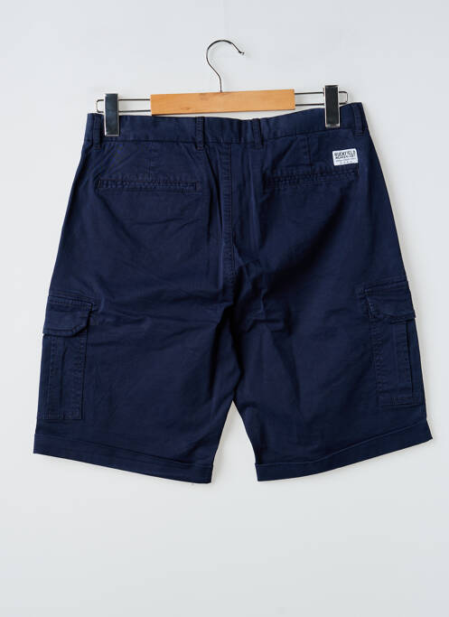 Short tissage popeline taille normale bleu RUCKFIELD homme