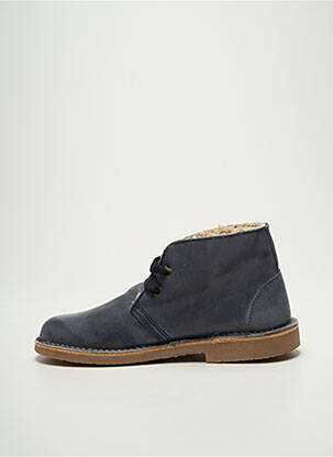 Bottines/boots fourrée talon plat jusqu'à 3cm gris NATURAL WORLD femme