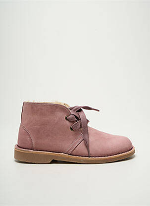 Bottines/Boots violet NATURAL WORLD femme