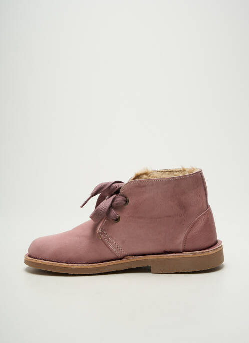 Bottines/Boots violet NATURAL WORLD femme
