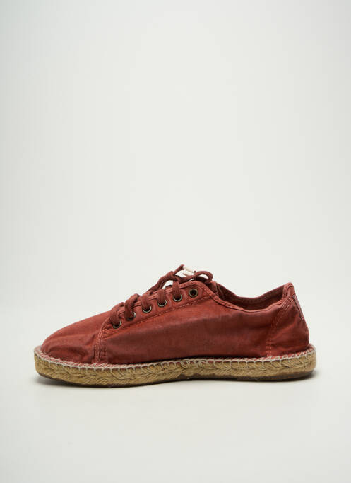 Espadrilles rouge NATURAL WORLD homme