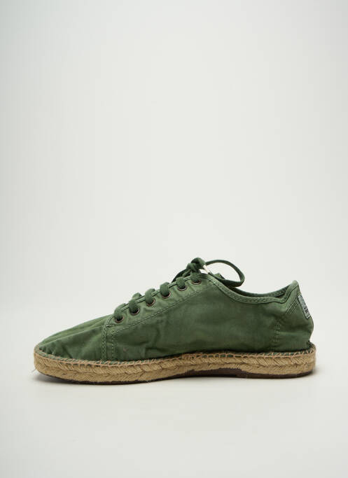 Espadrilles vert NATURAL WORLD homme
