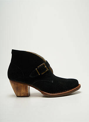 Bottines/boots cubain talon de 4 à 6cm noir NEOSENS femme