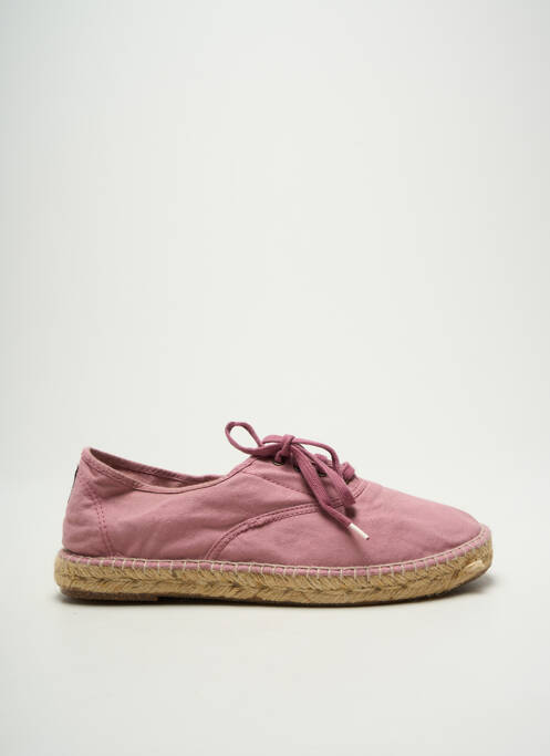 Espadrilles rose NATURAL WORLD femme
