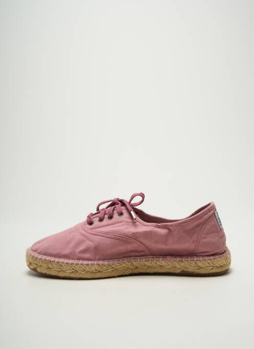 Espadrilles rose NATURAL WORLD femme