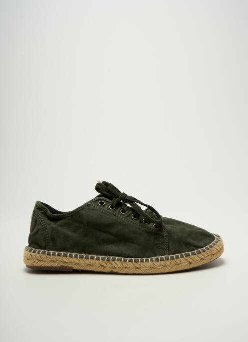 Espadrilles vert NATURAL WORLD homme
