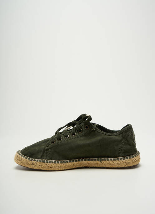 Espadrilles vert NATURAL WORLD homme