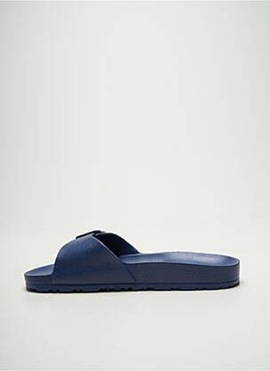 Mules/sabots voute plantaire talon plat jusqu'à 3cm bleu NATURAL WORLD femme