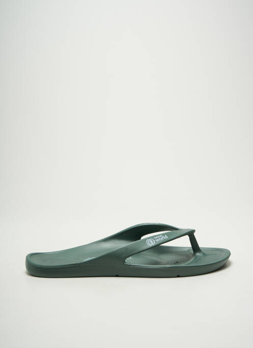 Tongs vert NATURAL WORLD homme