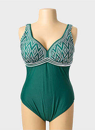 Maillot de bain 1 pièce vert VIDOYA femme