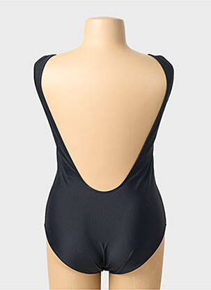 Maillot de bain 1 pièce imprimé fantaisie haut soutien-gorge avec mousse de rembourrage amovible noir KATIA femme