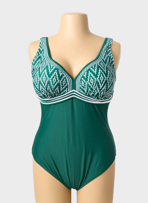 Maillot de bain 1 pièce vert VIDOYA femme