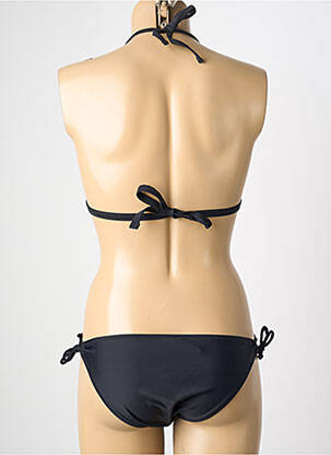 Maillot de bain 2 pièces stretch haut triangles noir VERY ZEN femme